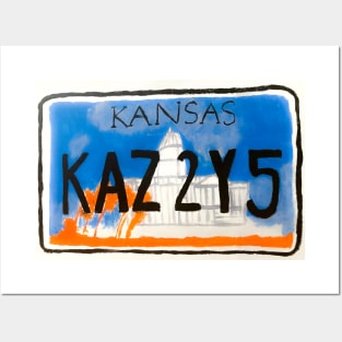 KAZ 2Y5 Licence Plate - SPN Posters and Art